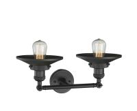 LED Bath Vanity by Innovations - Franklin Restoration Collection, Matte Black Finish - 208-BK-M6-LED