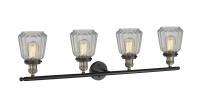 Four Light Bath Vanity by Innovations - Franklin Restoration Collection, Black Antique Brass Finish - 215-BAB-G142