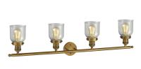 LED Bath Vanity by Innovations - Franklin Restoration Collection, Brushed Brass Finish - 215-BB-G54-LED