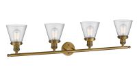 LED Bath Vanity by Innovations - Franklin Restoration Collection, Brushed Brass Finish - 215-BB-G64-LED