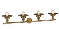 LED Bath Vanity by Innovations - Franklin Restoration Collection, Brushed Brass Finish - 215-BB-M4-LED