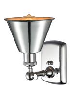 LED Wall Sconce by Innovations - Ballston Collection, Polished Chrome Finish - 516-1W-PC-M8-LED