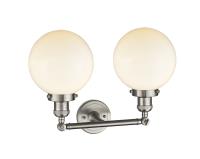 LED Bath Vanity by Innovations - Franklin Restoration Collection, Brushed Satin Nickel Finish - 208-SN-G201-8-LED