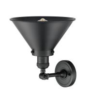 LED Wall Sconce by Innovations - Franklin Restoration Collection, Matte Black Finish - 203-BK-M10-BK-LED