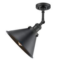 LED Wall Sconce by Innovations - Franklin Restoration Collection, Matte Black Finish - 203-BK-M10-BK-LED