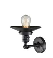 One Light Wall Sconce by Innovations - Franklin Restoration Collection, Matte Black Finish - 203SW-BK-M6