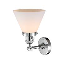 One Light Wall Sconce by Innovations - Franklin Restoration Collection, Polished Chrome Finish - 203SW-PC-G41