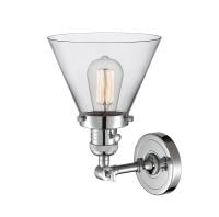 One Light Wall Sconce by Innovations - Franklin Restoration Collection, Polished Chrome Finish - 203SW-PC-G42