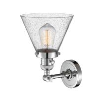 One Light Wall Sconce by Innovations - Franklin Restoration Collection, Polished Chrome Finish - 203SW-PC-G44