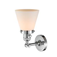 One Light Wall Sconce by Innovations - Franklin Restoration Collection, Polished Chrome Finish - 203SW-PC-G61