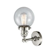 One Light Wall Sconce by Innovations - Franklin Restoration Collection, Polished Nickel Finish - 203SW-PN-G204-6