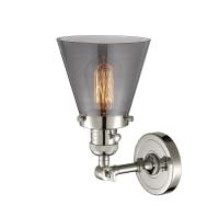 One Light Wall Sconce by Innovations - Franklin Restoration Collection, Polished Nickel Finish - 203SW-PN-G63