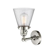 One Light Wall Sconce by Innovations - Franklin Restoration Collection, Polished Nickel Finish - 203SW-PN-G64