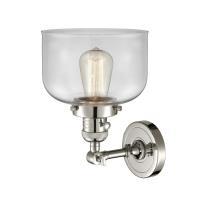 One Light Wall Sconce by Innovations - Franklin Restoration Collection, Polished Nickel Finish - 203SW-PN-G72