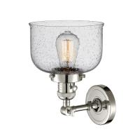 One Light Wall Sconce by Innovations - Franklin Restoration Collection, Polished Nickel Finish - 203SW-PN-G74
