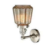 One Light Wall Sconce by Innovations - Franklin Restoration Collection, Brushed Satin Nickel Finish - 203SW-SN-G146