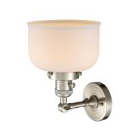 One Light Wall Sconce by Innovations - Franklin Restoration Collection, Brushed Satin Nickel Finish - 203SW-SN-G71