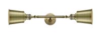 LED Bath Vanity by Innovations - Franklin Restoration Collection, Antique Brass Finish - 208L-AB-M9-AB-LED