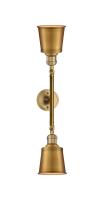LED Bath Vanity by Innovations - Franklin Restoration Collection, Brushed Brass Finish - 208L-BB-M9-BB-LED