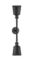 LED Bath Vanity by Innovations - Franklin Restoration Collection, Matte Black Finish - 208L-BK-M9-BK-LED