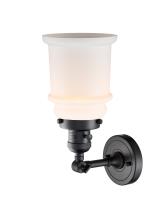 One Light Wall Sconce by Innovations - Franklin Restoration Collection, Matte Black Finish - 203SW-BK-G181