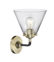 LED Wall Sconce by Innovations - Nouveau Collection, Black Antique Brass Finish - 284-1W-BAB-G42-LED