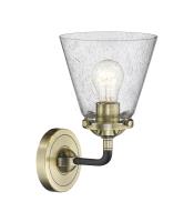 One Light Wall Sconce by Innovations - Nouveau Collection, Black Antique Brass Finish - 284-1W-BAB-G64