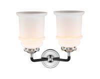 Two Light Bath Vanity by Innovations - Nouveau Collection, Black Polished Nickel Finish - 284-2W-BPN-G181