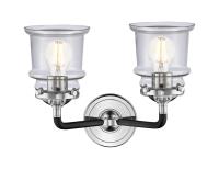 Two Light Bath Vanity by Innovations - Nouveau Collection, Black Polished Nickel Finish - 284-2W-BPN-G182S