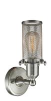 One Light Wall Sconce by Innovations - Austere Collection, Brushed Satin Nickel Finish - 900-1W-SN-CE219-SN