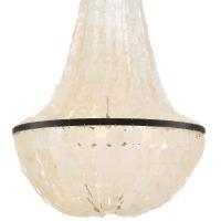 Six Light Chandelier by Crystorama - Brielle Collection, Dark Bronze Finish - BRI-3006-DB