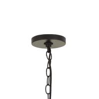 Six Light Chandelier by Crystorama - Brielle Collection, Dark Bronze Finish - BRI-3006-DB