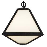 Two Light Outdoor Wall Sconce by Crystorama - Glacier Collection, Black Charcoal Finish - GLA-9722-OP-BC