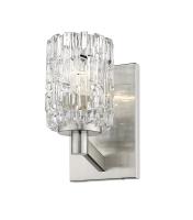 One Light Wall Sconce by Z-Lite - Aubrey Collection, Brushed Nickel Finish - 1931-1S-BN