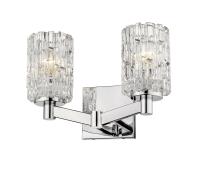 Two Light Vanity by Z-Lite - Aubrey Collection, Chrome Finish - 1931-2V-CH