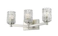 Three Light Vanity by Z-Lite - Aubrey Collection, Brushed Nickel Finish - 1931-3V-BN
