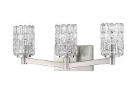 Three Light Vanity by Z-Lite - Aubrey Collection, Brushed Nickel Finish - 1931-3V-BN