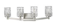 Four Light Vanity by Z-Lite - Aubrey Collection, Brushed Nickel Finish - 1931-4V-BN