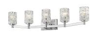 Five Light Vanity by Z-Lite - Aubrey Collection, Chrome Finish - 1931-5V-CH