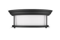 Two Light Flush Mount by Z-Lite - Sonna Collection, Matte Black Finish - 2011F13-MB
