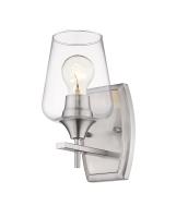 One Light Wall Sconce by Z-Lite - Joliet Collection, Brushed Nickel Finish - 473-1S-BN