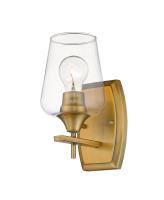 One Light Wall Sconce by Z-Lite - Joliet Collection, Olde Brass Finish - 473-1S-OBR