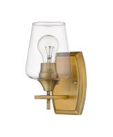 One Light Wall Sconce by Z-Lite - Joliet Collection, Olde Brass Finish - 473-1S-OBR