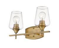 Two Light Vanity by Z-Lite - Joliet Collection, Olde Brass Finish - 473-2V-OBR