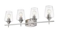 Four Light Vanity by Z-Lite - Joliet Collection, Brushed Nickel Finish - 473-4V-BN