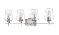 Four Light Vanity by Z-Lite - Joliet Collection, Brushed Nickel Finish - 473-4V-BN