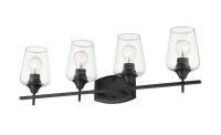 Four Light Vanity by Z-Lite - Joliet Collection, Matte Black Finish - 473-4V-MB