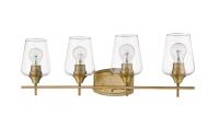 Four Light Vanity by Z-Lite - Joliet Collection, Olde Brass Finish - 473-4V-OBR