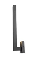 LED Outdoor Wall Mount by Z-Lite - Edge Collection, Black Finish - 576M-BK-LED