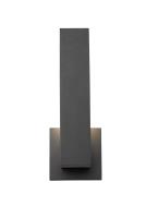 LED Outdoor Wall Mount by Z-Lite - Edge Collection, Black Finish - 576S-BK-LED